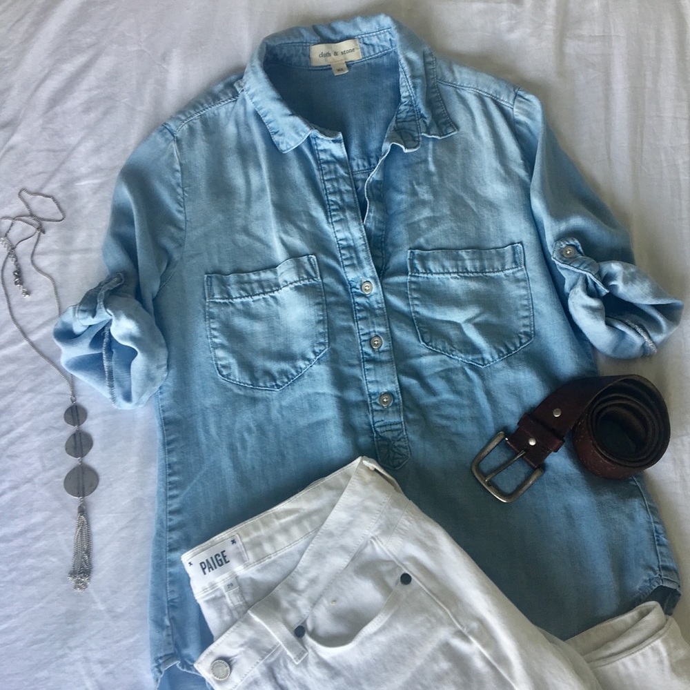 Cloth & Stone Chambray Shirt